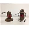 Image 2 : Antique Red Signal Lanterns