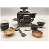 Image 2 : Salesman Sample/Dollhouse Size Cast-Iron Stove etc.