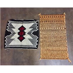 Pair of Vintage Navajo Weavings