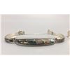 Image 2 : Sterling Silver Bracelet, Earrings and Ring Set