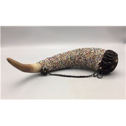 Beaded Bull Horn Pin Cushion