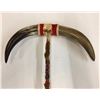 Image 1 : Beaded Horn Dance Wand