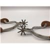 Image 2 : Full Silver Overlay Spurs with Straps