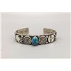Image 1 : Alex Sanchez - Turquoise and Sterling Silver Bracelet