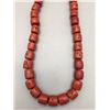 Image 1 : Chunky Apple Coral Necklace