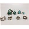 Image 1 : Group of 8 Rings