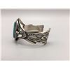 Image 5 : Sterling Silver and Turquoise Bracelet - S Tso