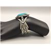 Image 8 : Sterling Silver and Turquoise Bracelet - S Tso