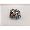 Image 2 : Turquoise and Coral Watch Bracelet