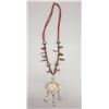 Image 3 : Vintage Coral and Silver Necklace - Mexican
