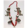 Image 4 : Vintage Coral and Silver Necklace - Mexican