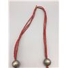 Image 5 : Vintage Coral and Silver Necklace - Mexican