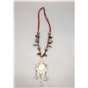 Image 7 : Vintage Coral and Silver Necklace - Mexican
