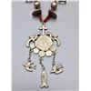 Image 9 : Vintage Coral and Silver Necklace - Mexican