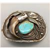 Image 2 : Sterling Silver, Turquoise and Bear Claw Buckle