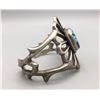 Image 2 : Cast Bracelet with Turquoise Stone