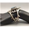 Image 8 : Cast Bracelet with Turquoise Stone