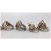Image 10 : Group of 9 Sterling Silver Rings