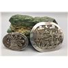Image 1 : Pair of Sterling Silver Overlay Belt Buckles
