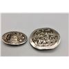 Image 2 : Pair of Sterling Silver Overlay Belt Buckles