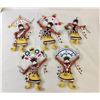 Image 1 : Group of 5 Crown Dancer Wall Hangings