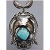 Image 2 : Vintage Bear Claw and Turquoise Necklace