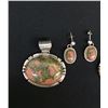 Image 2 : Group of Three Pendants and One Pair of Earrings