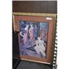 Image 1 : Large gilt framed fashion print