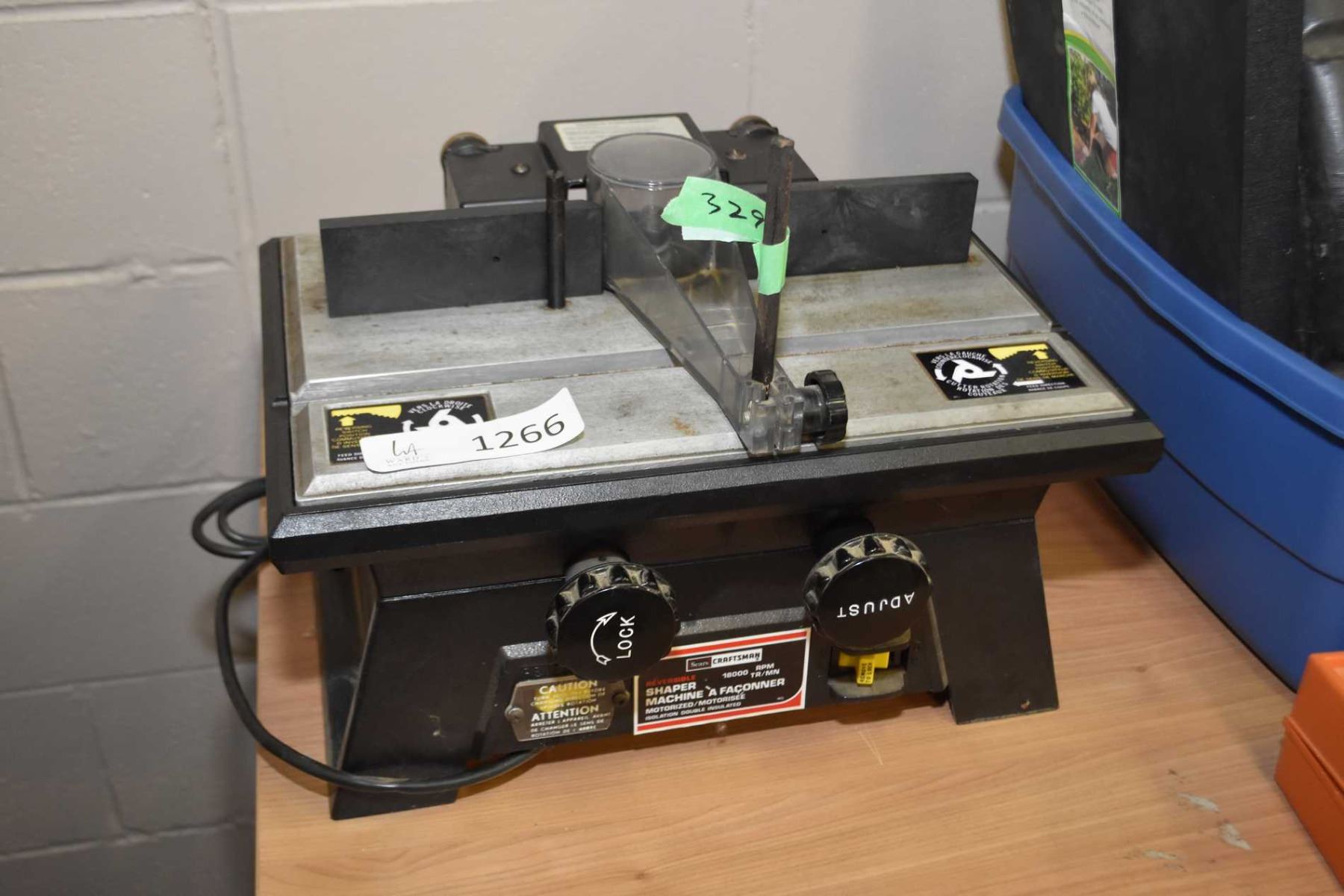 Sears Craftsman reversible shaper machine