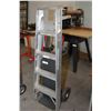 Image 1 : Five foot aluminium step ladder and combination stand up/lay down dolly