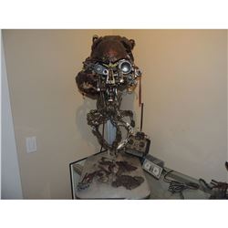 VIRUS ALIEN GOLIATH HERO ANIMATRONIC HEAD LIGHTS UP & WORKS WITH REMOTE