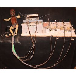 SHADOWBOXER ANIMATRONIC BABY PUPPET WITH TRIGGERS & BOARD INTACT