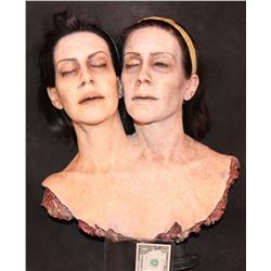 AMERICAN HORROR STORY FREAK SHOW CONJOINED TWINS SCREEN MATCHED HERO SEVERED HEADS