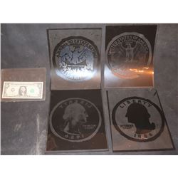 ZZ-CLEARANCE SPACE BALLS QUARTER MASTER NEGATIVE TEMPLATES