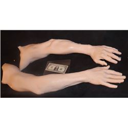DOLF LUNDGREN SILICONE ARMS MATCHED PAIR