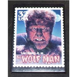 ZZ-CLEARANCE WOLFMAN VINTAGE HORROR STAMP FRIDGE MAGNET