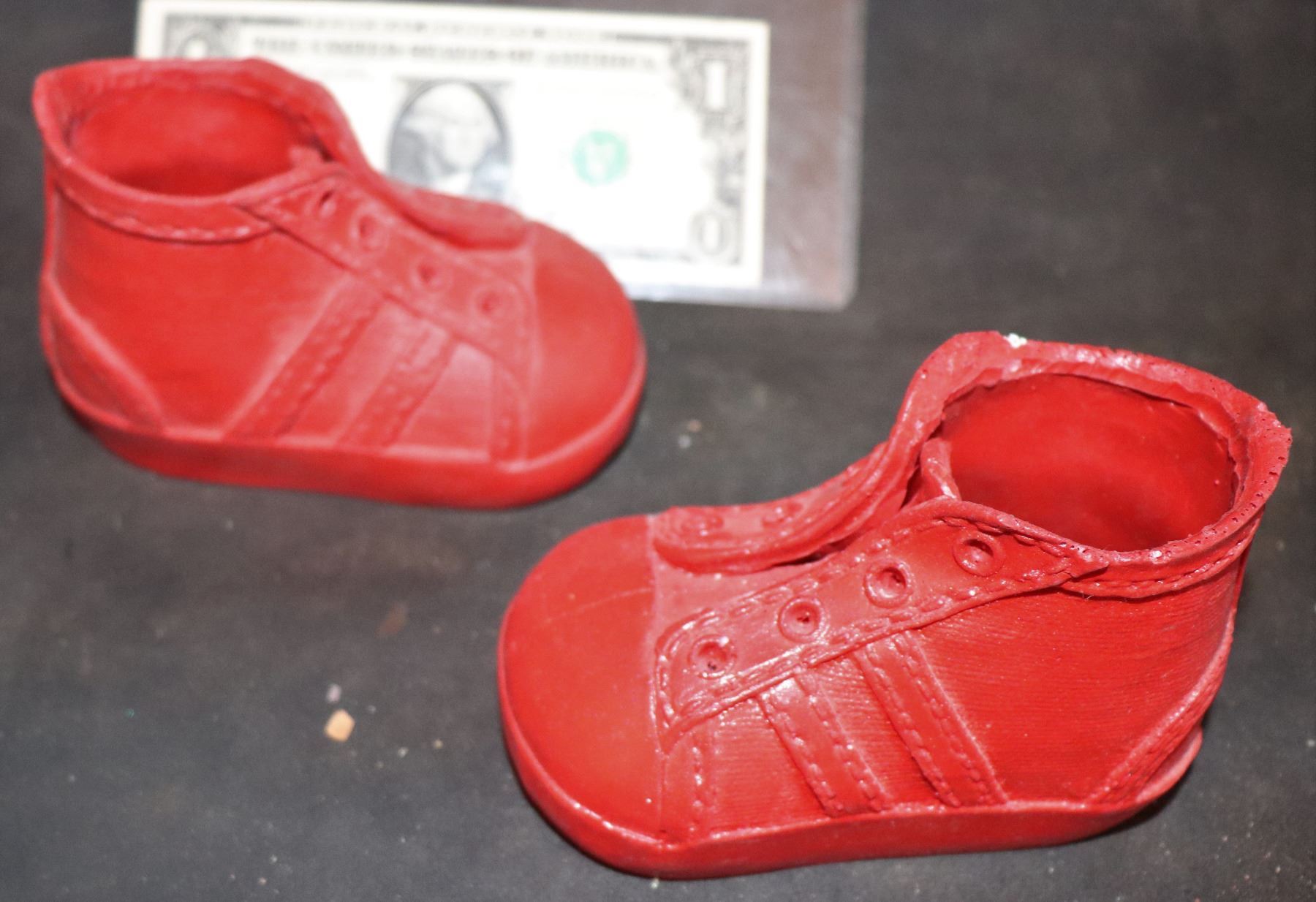 SEED OF CHUCKY UNFINISHED HERO SHOES MATCHED PAIR SEED OF CHUCKY UNFINISHED HERO SHOES MATCHED PAIR