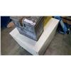 Image 1 : METAL 2 DOOR CABINET AND DOMINION OF CANADA BALLOT BOX