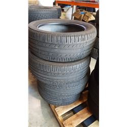 SET OF FOUR MICHELIN 235/55 R19 TIRES