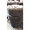Image 1 : 4 DEFENDER SPORT SIZE 235/60 R15 TIRES ON RIMS