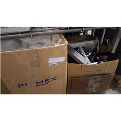 2 BOXES OF SHIPPING WRAP AND BOX JEWELRY DISPLAY