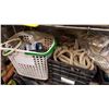Image 1 : BOX OF TAPE GUN PRICE GUN TOW ROPE AND HARDWARE