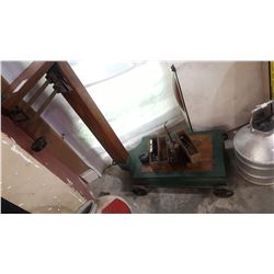 OAK AND METAL SCALE