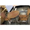 Image 1 : WICKER AND METAL 3 PIECE PATIO SET