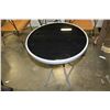 Image 1 : BLACK GLASS TOP AND METAL 3 PIECE PATIO SET