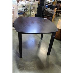 SQUARE MODERN DARK FINISH TABLE