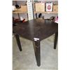 Image 2 : SQUARE MODERN DARK FINISH TABLE