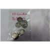 Image 1 : 10 CANADIAN 1/2 DOLLARS