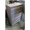 Image 2 : MODERN GREY 5 DRAWER HIGHBOY