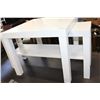 Image 2 : WHITE ENDTABLE AND STAND
